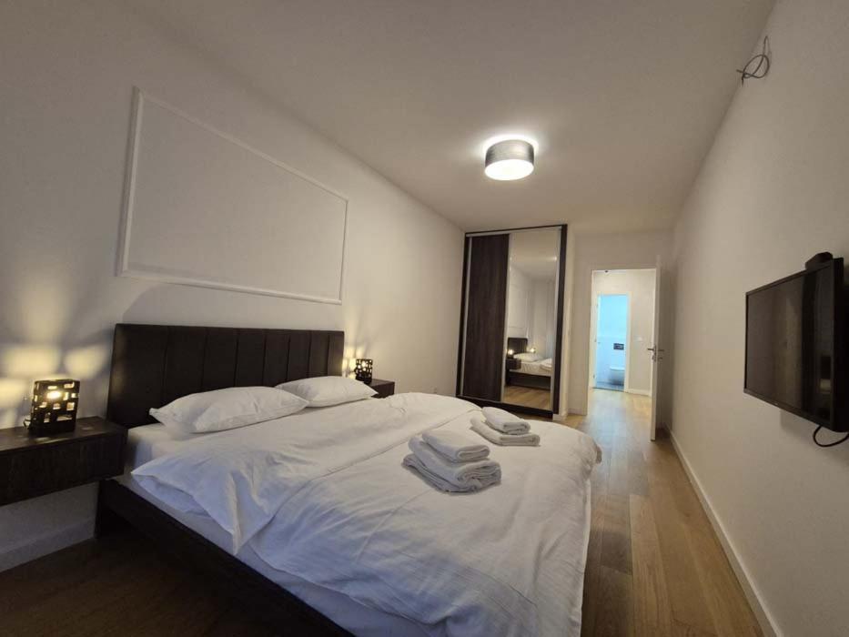 Park New Luxury With Garage Apartment Belgrade